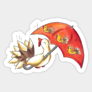 Turkey Day Duck Weather Sticker